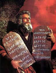 Moses receives the Ten Commandments